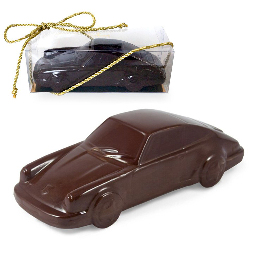 Скульптура Машина PORSCHE из горького шоколада 200г