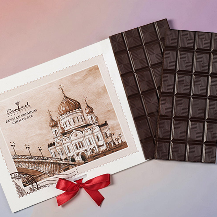 Храм Христа Спасителя открытка горький шоколад