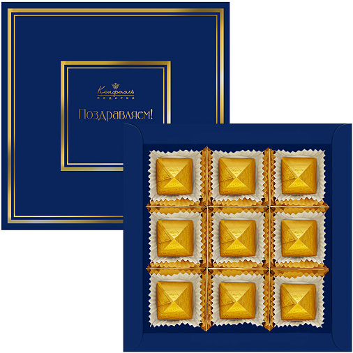 Подарочный набор шоколад горький 115г