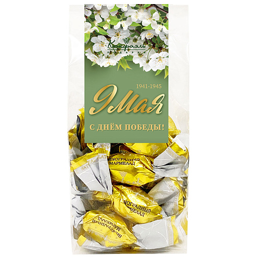 "9 мая" мармелад виноградный в горьком шоколаде