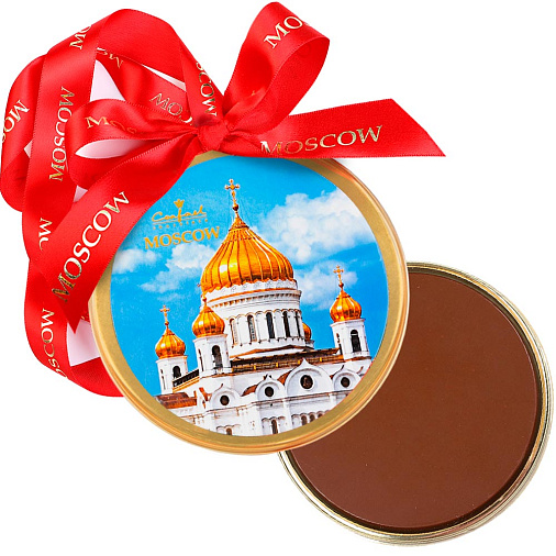 Медаль Храм Христа Спасителя Шоколад молочный фигурный 70г