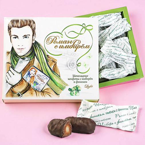 Финик с имбирём в шоколаде