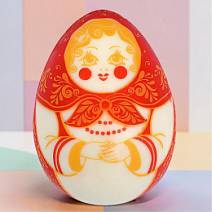 "Русская красавица" яйцо белый шоколад