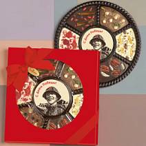 "С Днём Победы" набор шоколада с цукатами и орехами 