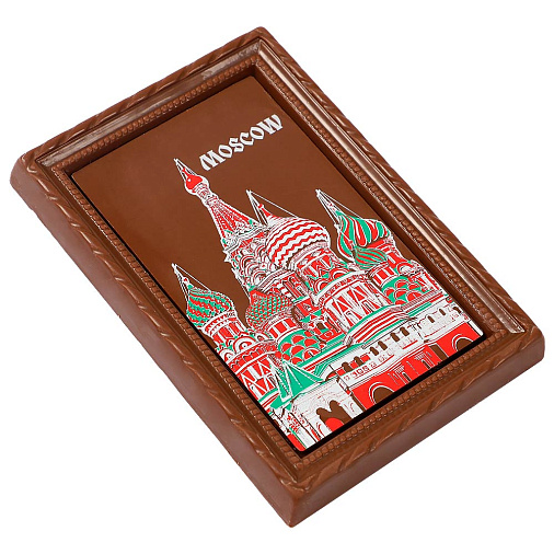 "Виды Москвы.Собор" шоколад молочный открытка 90г
