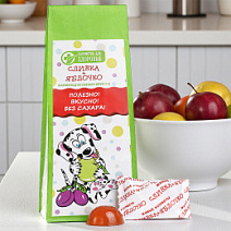 "Без сахара" детский мармелад сливка + яблочко 55г