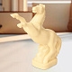 "Конь на дыбах" скульптура средняя шоколад белый 