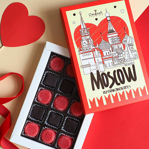 "Russian chocolates" мармелад со вкусом личи и суфле 195г