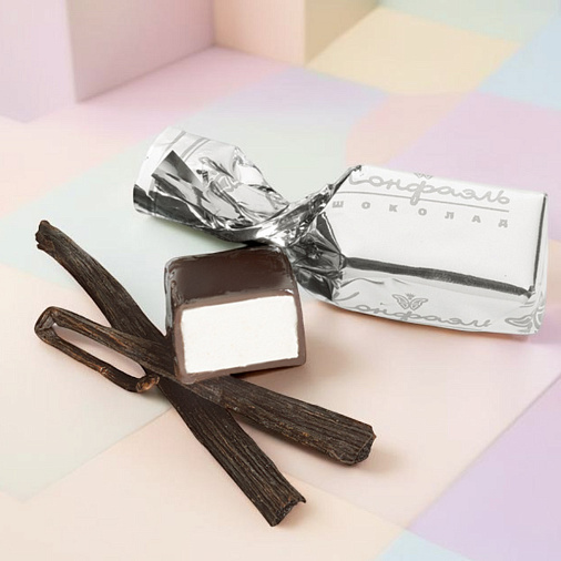 Набор конфет суфле в горьком шоколаде 