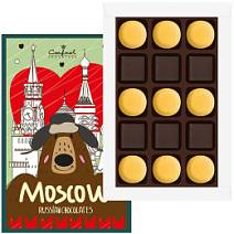 "Russian chocolates" банановый мармелад и конфеты суфле набор зеленый 195г