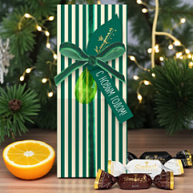 Новогодний набор сухофруктов в шоколаде 195г