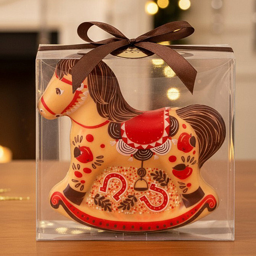 "Лошадка" скульптура шоколад апельсиновый 140г