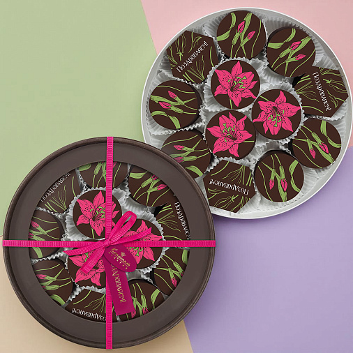 Набор шоколадного и кофейного суфле в горьком шоколаде 360г