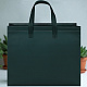 Сумка-шоппер зеленая 36х41х13 см