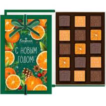 Новогодняя книга с шоколадными конфетами 130г