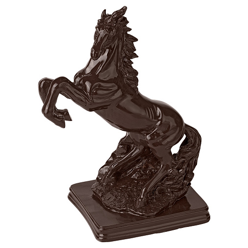 "Конь на дыбах" скульптура  большая шоколад горький 