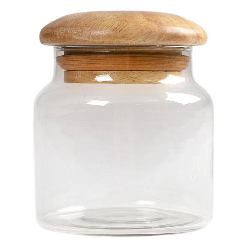 Банка стеклянная 600мл с крышкой
