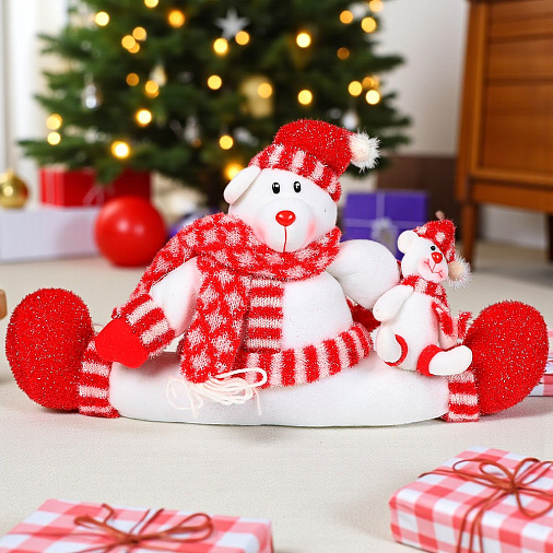 Мягкая игрушка "Медведи" большой и маленький