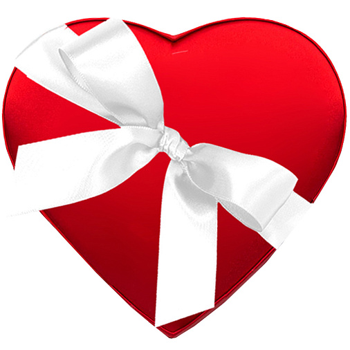 «8 марта» конфеты ручной работы 275г (сердце красное)