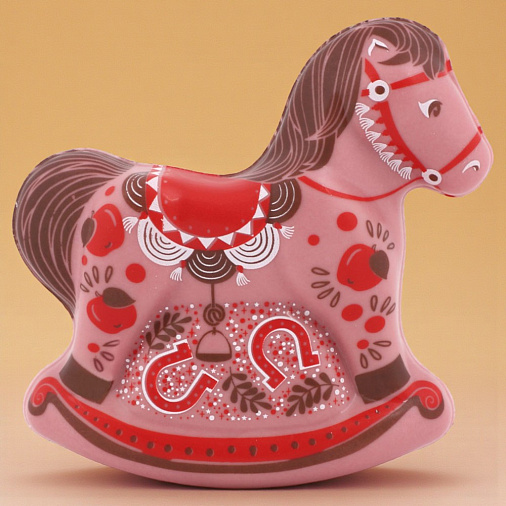 "Лошадка" скульптура шоколад клубничный 