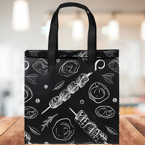 Термопакет "Шашлык" 30*30*17 (застежка-липучка многоразовая)