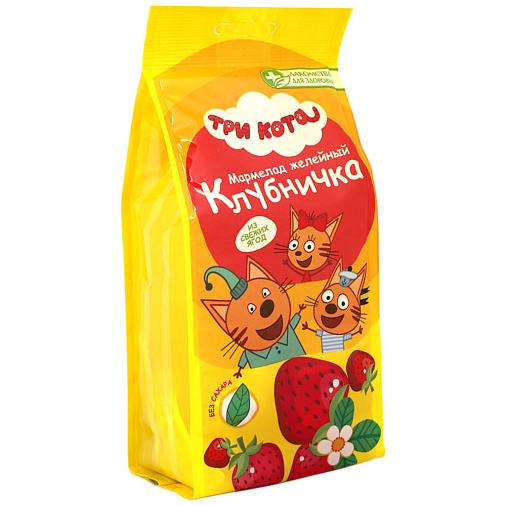"Три кота" детский мармелад клубника 