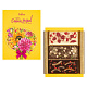Подарочный набор из трёх видов шоколада с добавками (подсолнухи) 300г