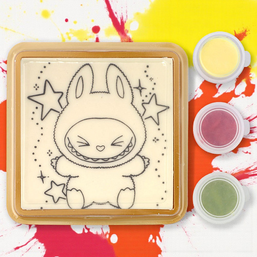 "Лабубушка" раскраска белый шоколад 45г