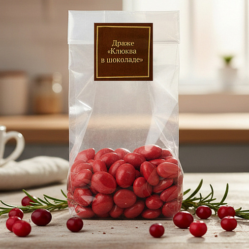 «Любимый вкус» драже клюква в белом шоколаде