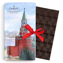 "Спасская башня" шоколад горький сувенирный
