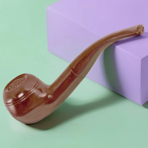 "Курительная трубка" скульптура шоколад молочный 