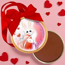 "Моей любимой" медаль молочный шоколад 70г