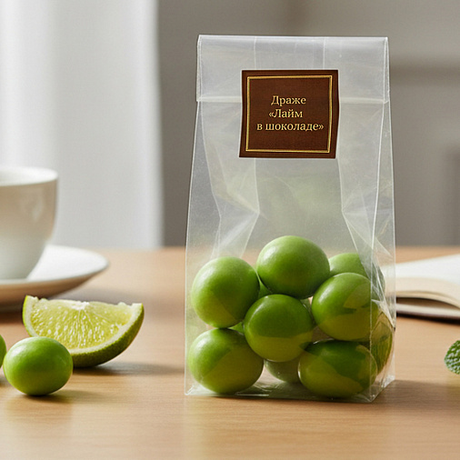 «Любимый вкус» драже лайм в белом шоколаде "Мохито"