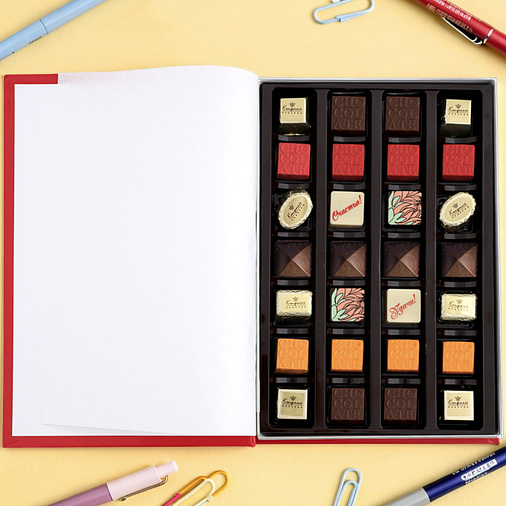 "Дорогому учителю" шоколадные конфеты (книга)