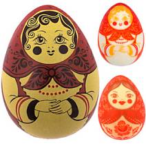 Русская красавица шоколадное яйцо в ассортименте