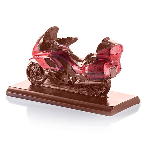 "Мотоцикл" скульптура молочный шоколад