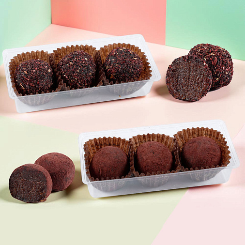 Финиковый трюфель гибискус и арония 100г