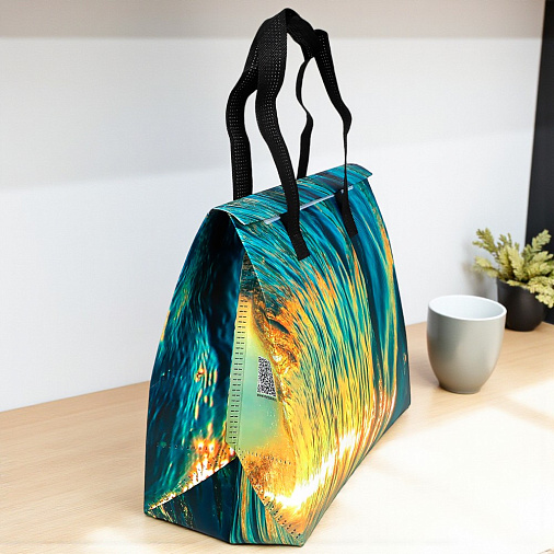 Термопакет с рисунком 32*27*15 (застежка-липучка многоразовая)