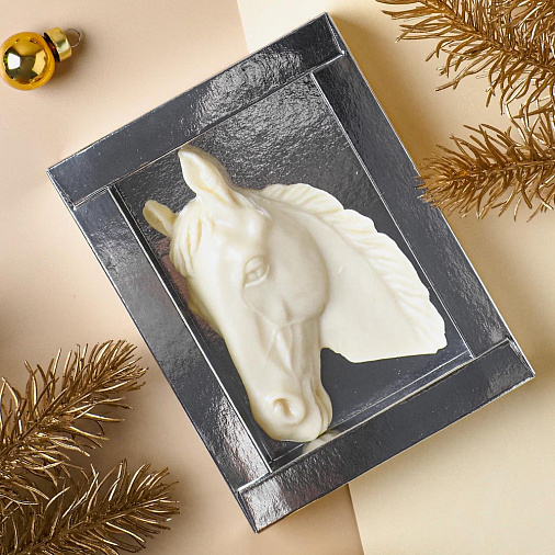 "Лошадь" барельеф шоколад белый 60г