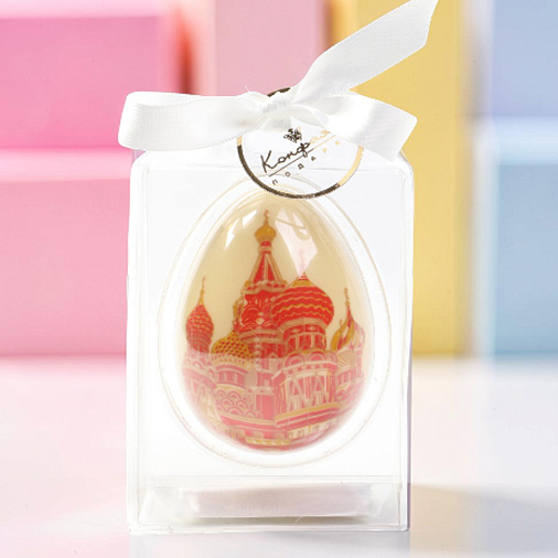 "Собор Василия Блаженного" яйцо белый шоколад 