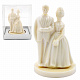 Скульптура из белого шоколада Жених и невеста 210г