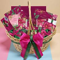 Подарочная корзина: шоколад, драже, конфеты глазированные, конфеты ручной работы 2265г