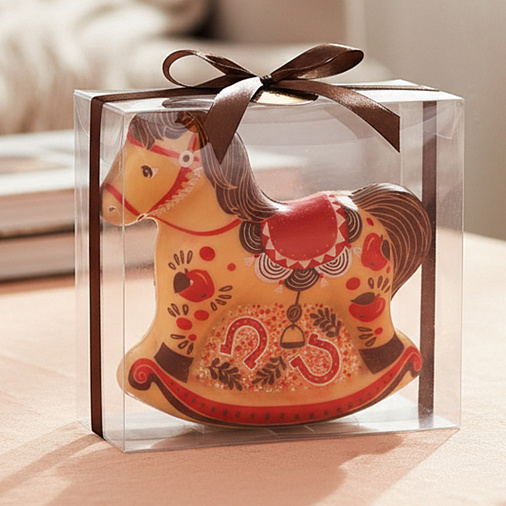 "Лошадка" скульптура шоколад апельсиновый 