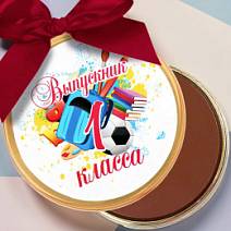 "Выпускник 1 класса" медаль молочный шоколад