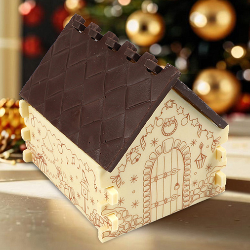 "Шоколадный домик" новогодний конструктор 610г