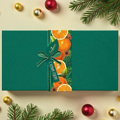 Новогодний набор: мармелад, шоколадные конфеты 325г