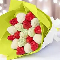 Клубника в шоколаде букет 550г