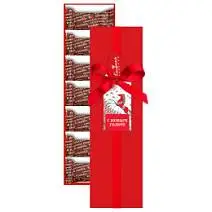 Новогодний набор двуслойных конфет мармелад + суфле в горьком шоколаде 105г
