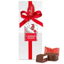 Мармелад - суфле в горьком шоколаде (клубника и ваниль) 150г
